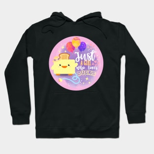 Cute Duck Toaster Art (Just a girl who loves ducks) Hoodie